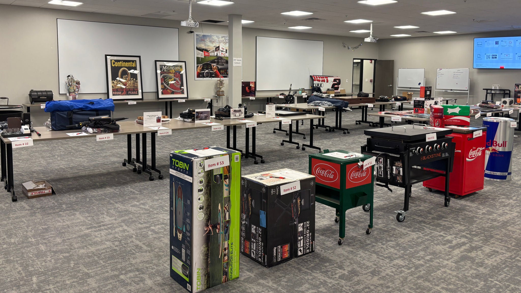 Items available at the Silent Auction